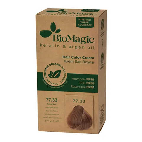 Farba do Włosów Głeboki Złoty Blond 250 g Biomagic