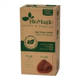 Farba do Włosów Średnio Ciemna Miedź 250 g Biomagic