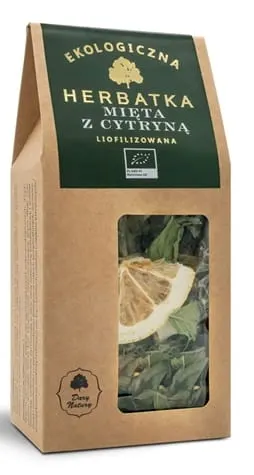Herbatka Liofilizowana Mięta z Cytryną BIO 25 g Dary Natury