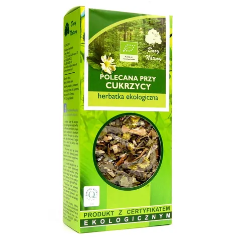 Herbatka Polecana przy Cukrzycy BIO 50 g Dary Natury