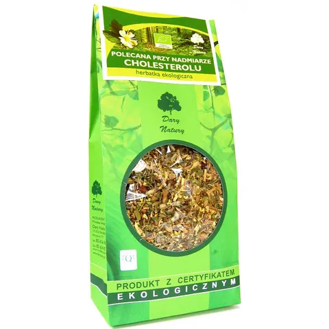 Herbatka Polecana przy Nadmiarze Cholesterolu BIO 200 g Dary Natury