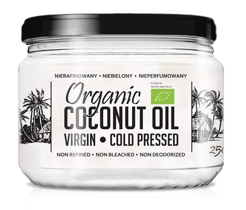Olej Kokosowy Virgin BIO 250 g Diet-Food