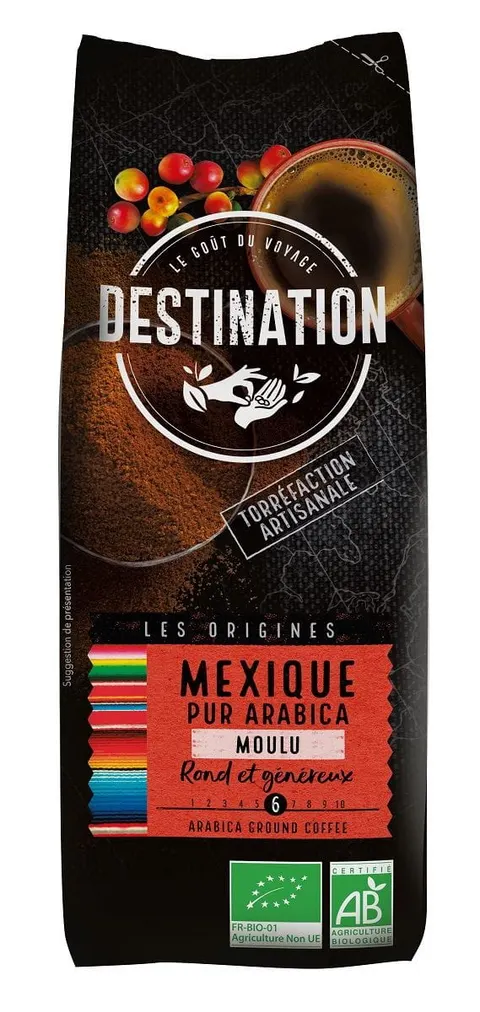 Kawa Mielona Arabica 100% Meksyk Fair For Life BIO 250 g Destination