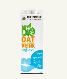 NAPÓJ OWSIANY BEZ DODATKU CUKRÓW BIO 1 L - THE BRIDGE