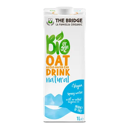 NAPÓJ OWSIANY BEZ DODATKU CUKRÓW BEZGLUTENOWY BIO 1 L - THE BRIDGE
