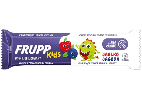 BATON FRUPP KIDS JABŁKO - JAGODA 9 g - CELIKO