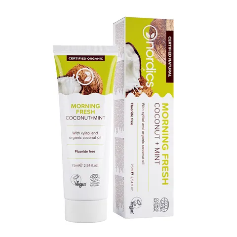 Pasta do Zębów Morning Fresh bez Fluoru EKO 75 ml Nordics