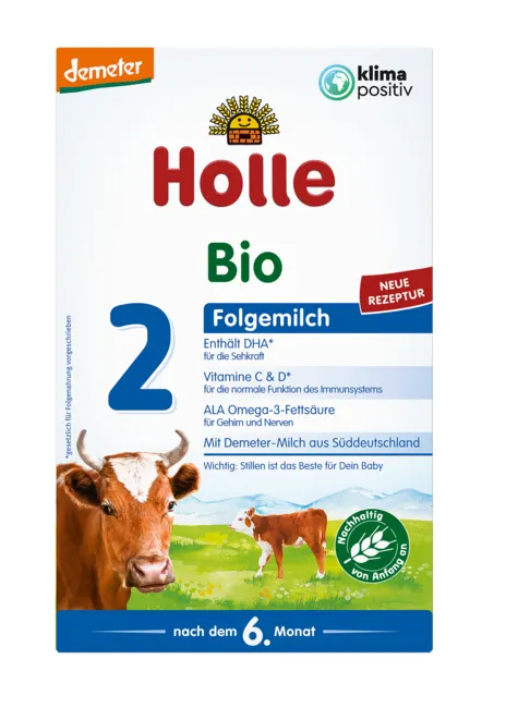 Mleko Następne 2 dla Niemowląt po 6 Miesiącu Demeter BIO 600 g Holle