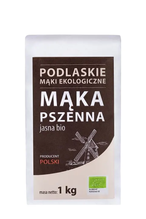 MĄKA PSZENNA JASNA TYP 550 BIO 1 kg - BIO LIFE