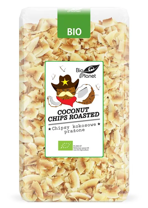 Chipsy Kokosowe Prażone BIO 400 g BIO Planet