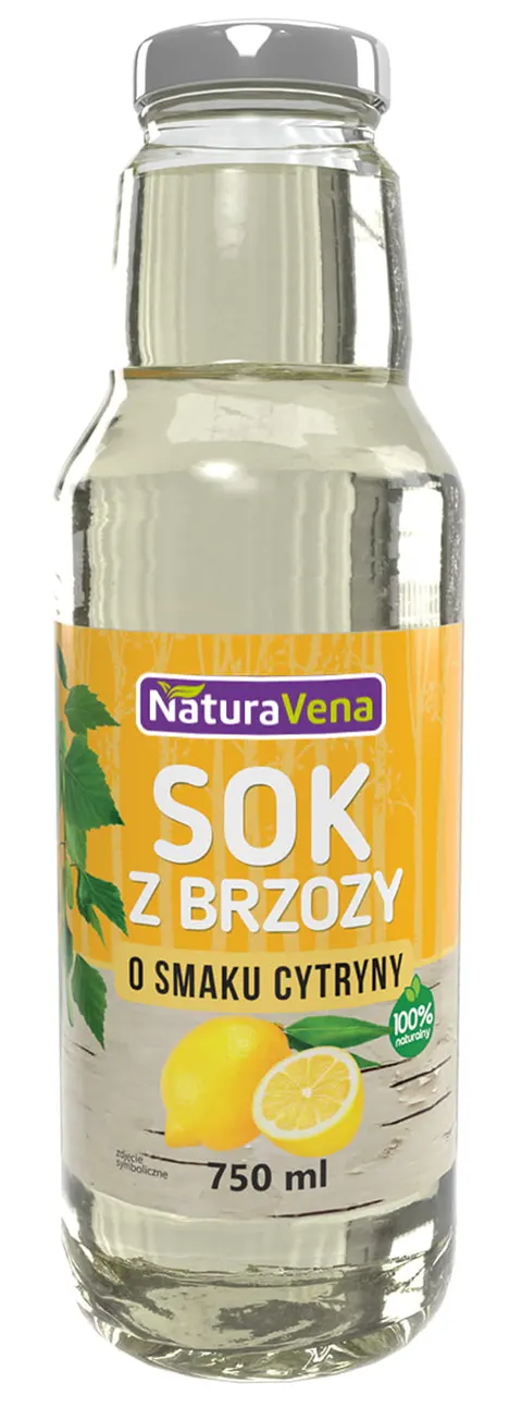 Sok z Brzozy o Smaku Cytryny 750 ml Naturavena
