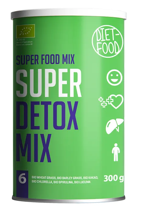 Mieszanka Super Detox Mix w Proszku BIO 300 g Diet Food