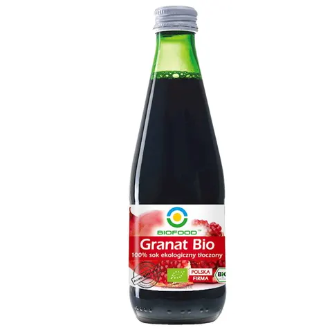 Sok z Granatu NFC Bezglutenowy BIO 300 ml Bio Food