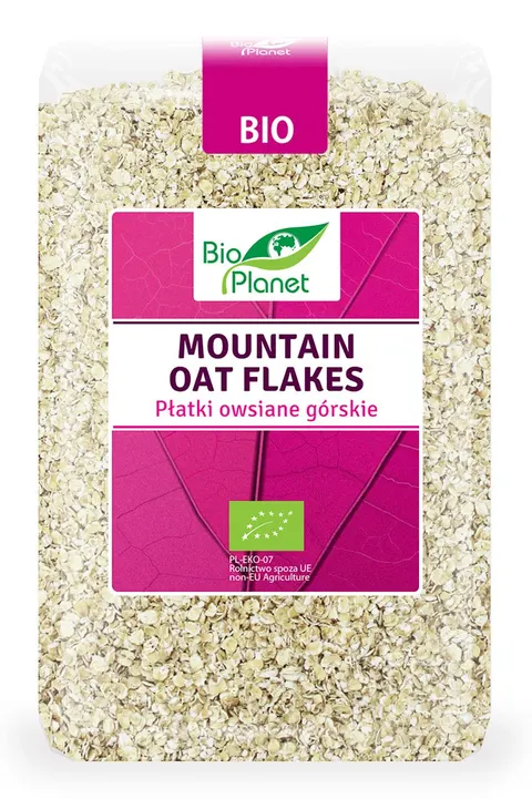 Płatki Owsiane Górskie BIO 1 kg Bio Planet