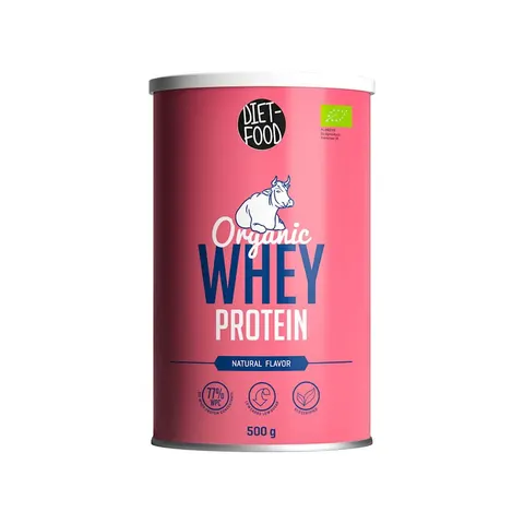 Koncentrat Białka Serwatkowego Naturalny BIO 500 g Diet-Food