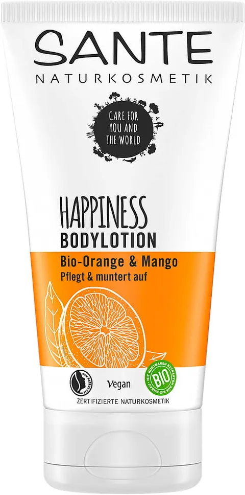 BALSAM DO CIAŁA HAPPINESS POMARAŃCZA I MANGO ECO 150 ml - SANTE