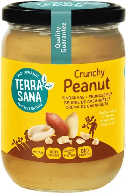 Krem z Prażonych Orzeszków Ziemnych Crunchy BIO 500 g Terrasana