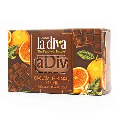 Mydło w Kostce Czekolada i Pomarańcza 100 g La Diva