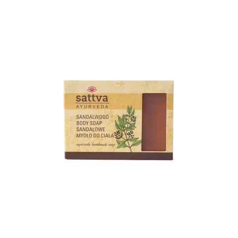 Mydło w Kostce do Ciała Drzewo Sandałowe 125 g Sattva