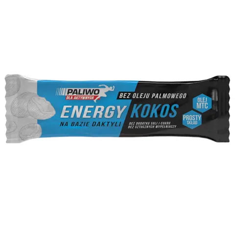 Baton Energy Kokos + Guarana 50 g Paliwo dla Aktywnych