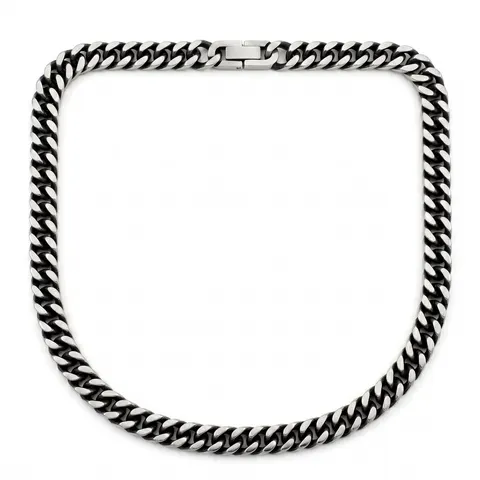 Łańcuch ze Stali CUBAN LINK 10 mm - antracyt