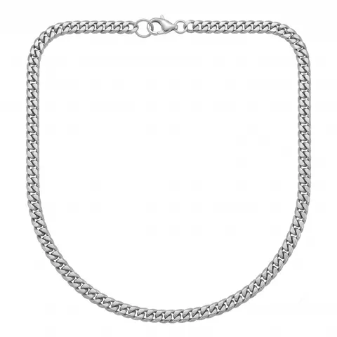 Łańcuch ze Stali CUBAN LINK 6 mm - srebrny