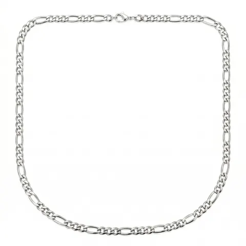 Łańcuch ze stali 316L FIGARO 3 mm - srebrny