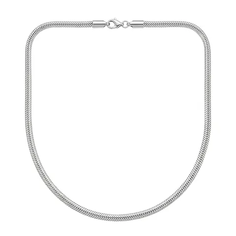 Łańcuszek ze stali 316L ŻMIJKA 3 mm - srebrny