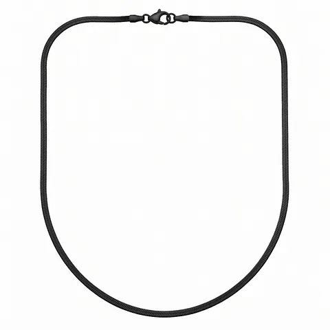 Łańcuszek ze stali 316L TAŚMA 2 mm - czarny