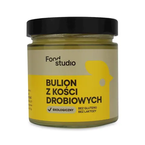 Bulion z Kości Drobiowych Bezglutenowych BIO 350 ml Food Studio