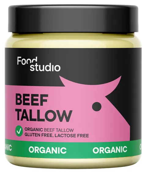 Tłuszcz Wołowy Bezglutenowy BIO 330 g Food Studio