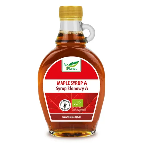 Syrop Klonowy A Bezglutenowy BIO 250 ml (330 g) Bio Planet