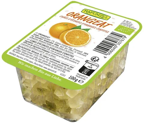 Skórka Pomarańczy Kandyzowana BIO 100 g Rapunzel