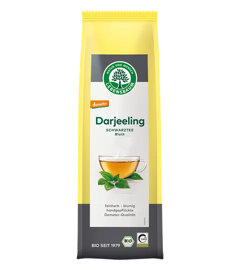 Herbata Czarna Darjeeling Liściasta Demeter BIO 75 g Lebensbaum