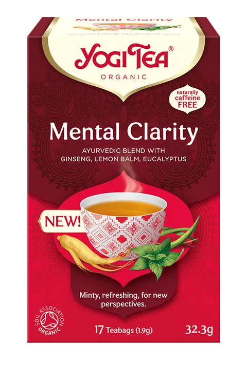 Herbatka Ajurwedyjska Jasność Umysłu BIO (17 x 1,9 g) 32,3 g Yogi Tea