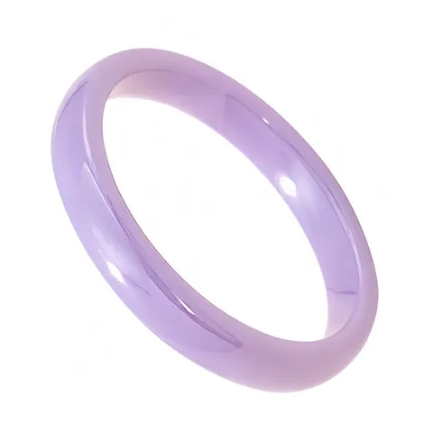 Gładka obrączka ceramiczna 3 mm - lawendowa