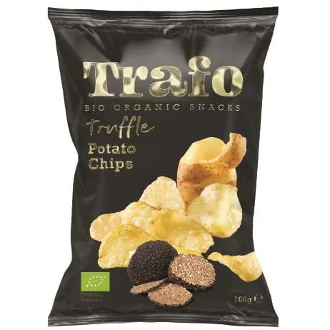 Chipsy Ziemniaczane o Smaku Czarnej Trufli BIO 100 g Trafo