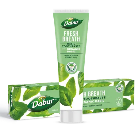 Pasta do Zębów Świeży Oddech z Bazylią 100 ml Dabur