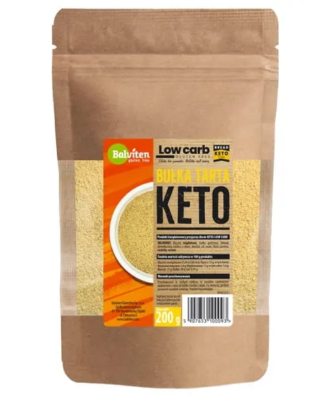 Keto Bułka Tarta Bezglutenowa 200 g Balviten