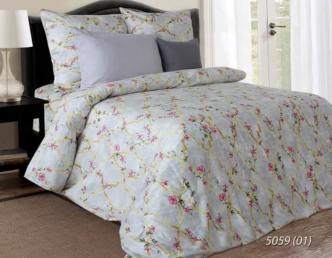 Pościel Satyna Bawełniana Luxury 5059 01