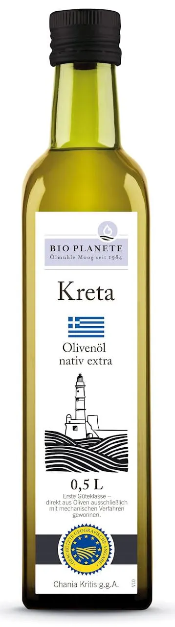 Oliwa z Oliwek Extra Virgin Kreta P.G.I. BIO 500 ml Bio Planete