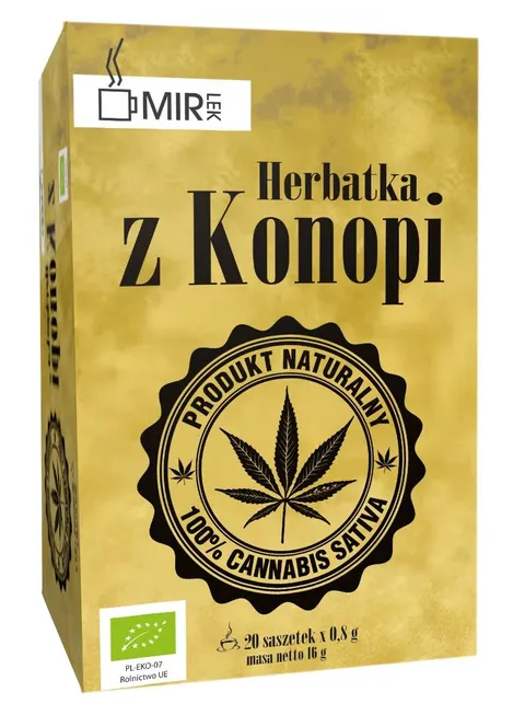 Herbatka z Konopi 20x0,8 g, 16 g BIO Mir-Lek