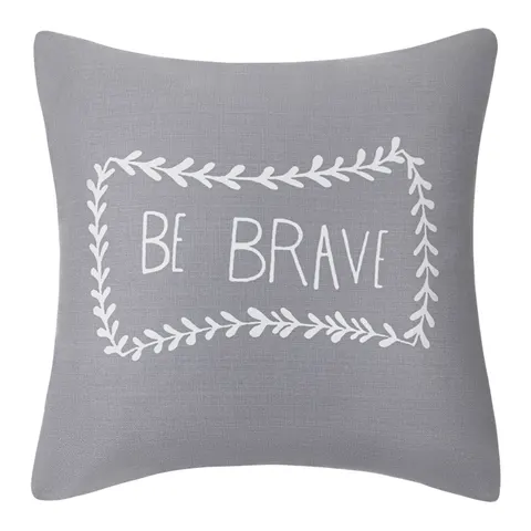 poszewka dekoracyjna be brave Szary