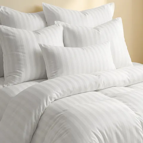 Poszwa Hotelowa Adamaszek 2cm Biały