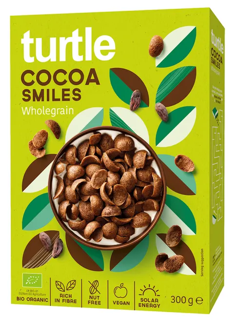 Muszelki Kakaowe BIO 300 g Turtle