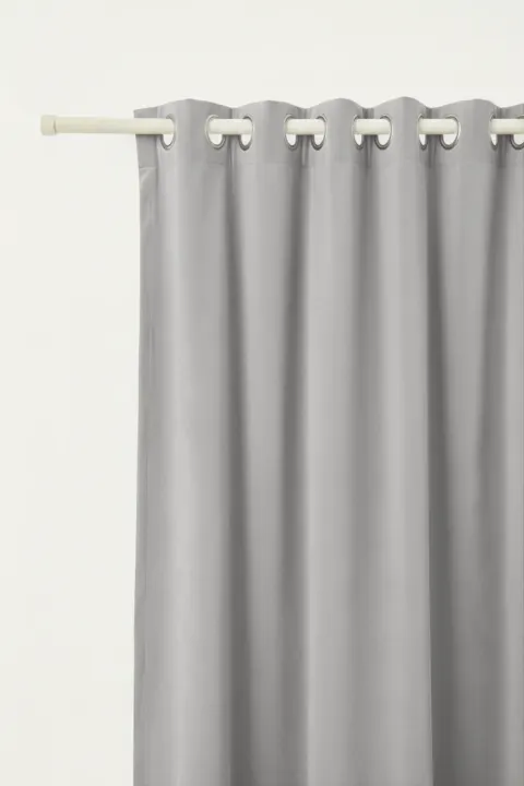 Zasłona Welurowa Velvet Soft Popielaty