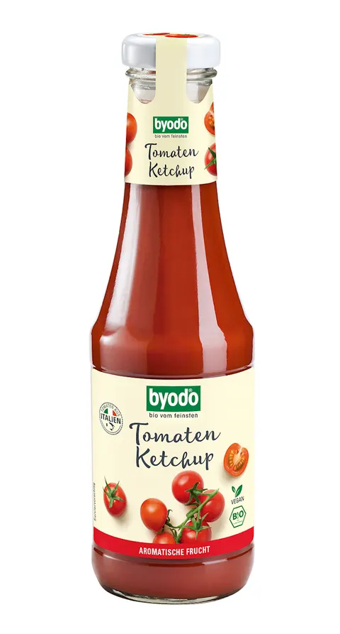 Ketchup Łagodny Bezglutenowy BIO 500 ml Byodo