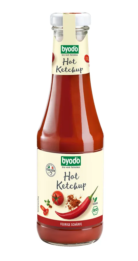 Ketchup Pikantny Bezglutenowy BIO 500 ml Byodo