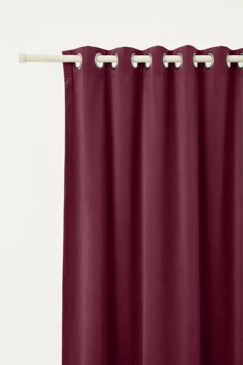Zasłona Welurowa Velvet Soft Bordowy