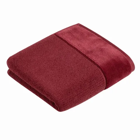 Ekskluzywny Ręcznik Bawełniany 381 Vossen PURE Bordowy